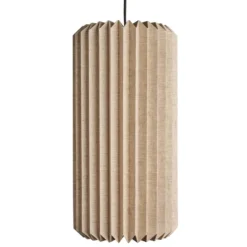 Alba Pendant – Taklampa i linne, Small & Large