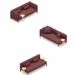 Anagram Sofa 220cm Bordeaux modulsoffa