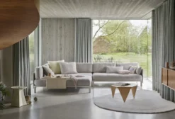 Anagram Sofa 330cm modulsoffa/divansoffa grå inkl runt bord