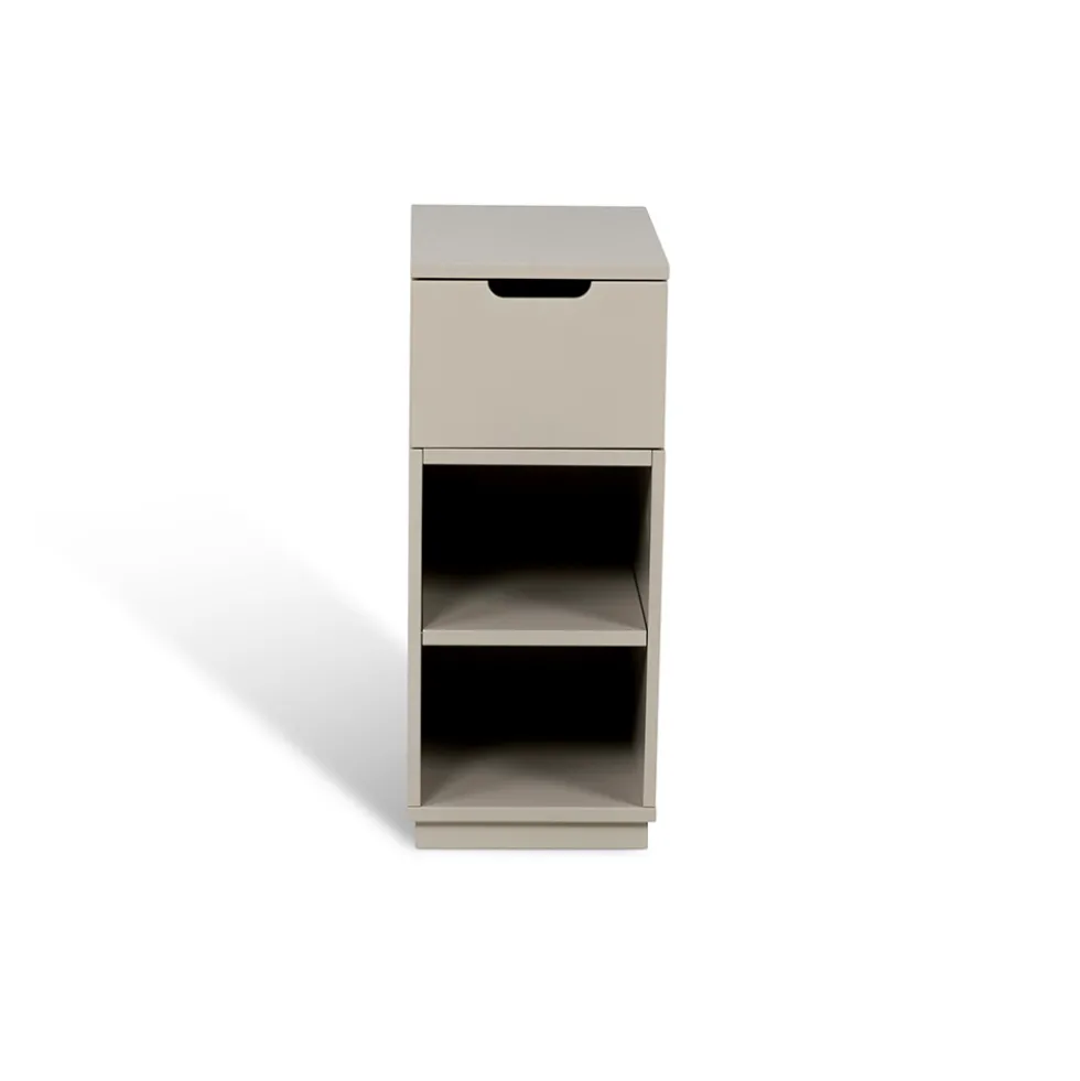 Aoko sängbord beige
