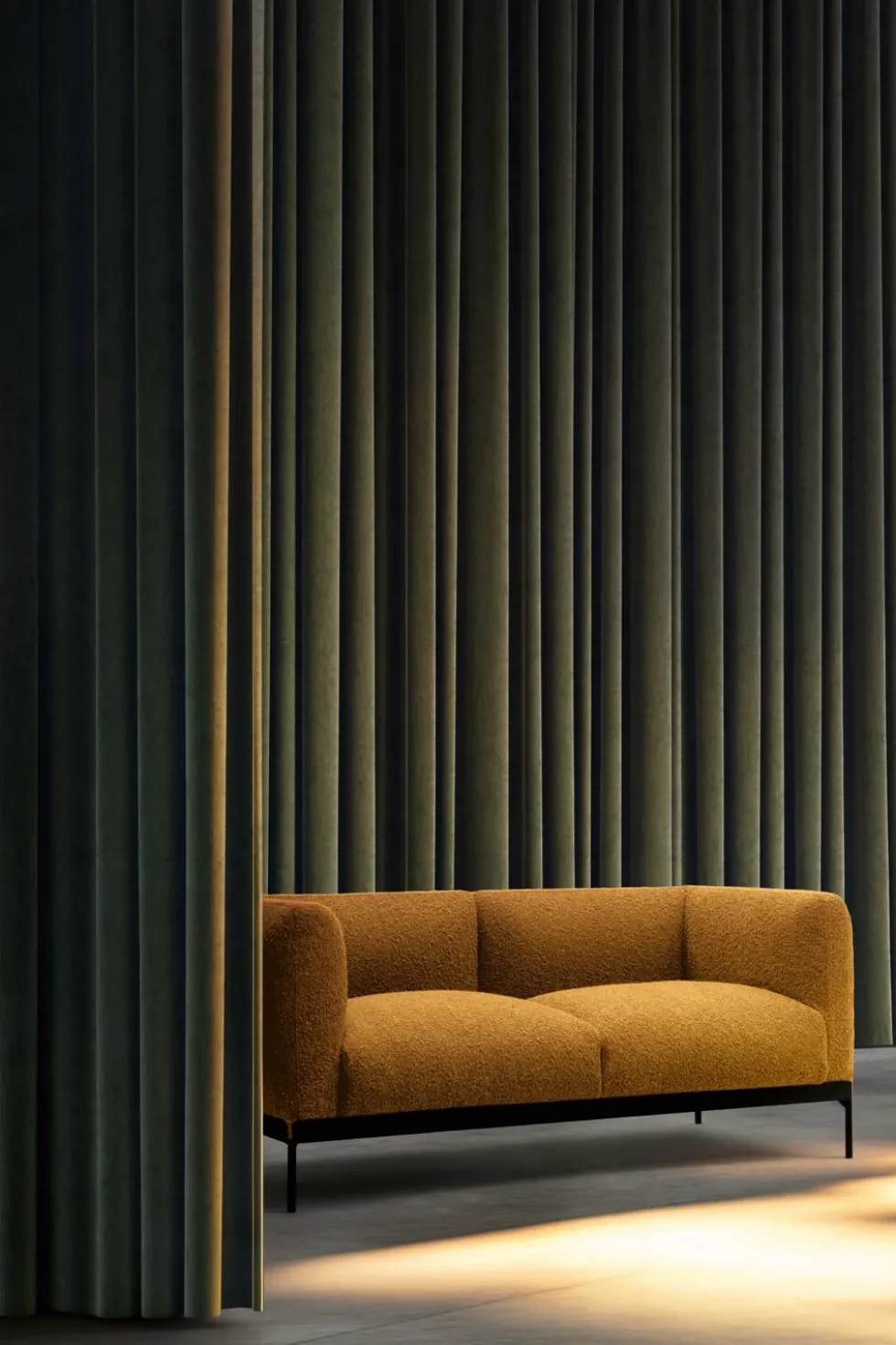 Asia 3-sits Soffa Cotone Plain