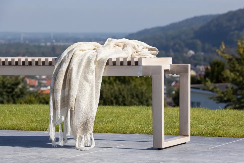 Athena Bänkar 38 x 45 x 140 Whitewash