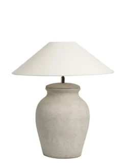 Berit – Bordslampa i terracotta, Black eller Light Grey