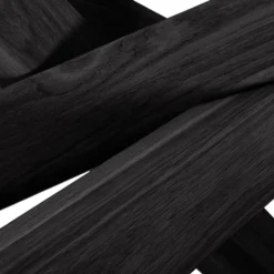 Black Mikado matbord oval