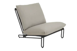 Blixt loungefåtölj Svart/Cley beige