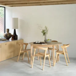 Bok Dining table extendable round