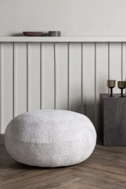 Bologna Puff 74 x 40 x 74 Light Grey