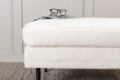 Boom Ottoman 70 x 49 x 90 White