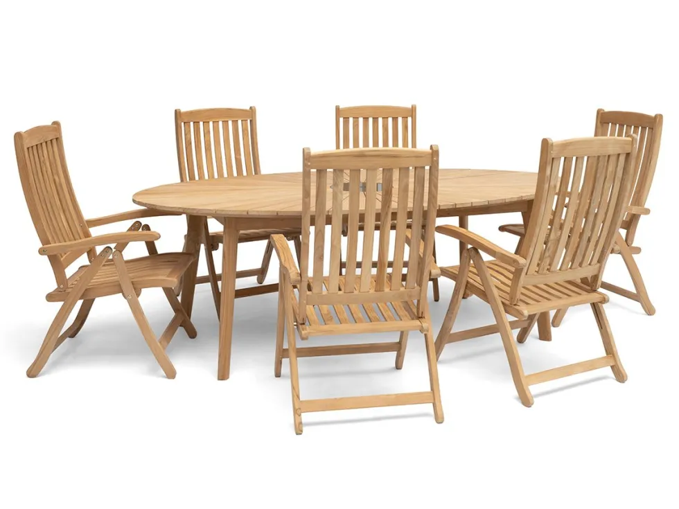 Bord Hillerstorp Sandhammaren 220 cm Natur
