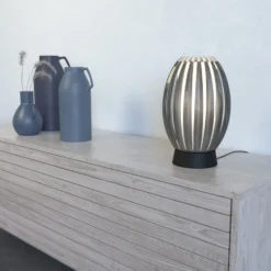 Bordslampa Tentacle M svart/rökfärgad