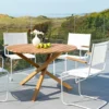 Bord Teak ø110