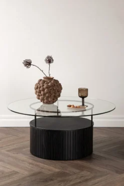Bovall Soffbord ⌀90 Black