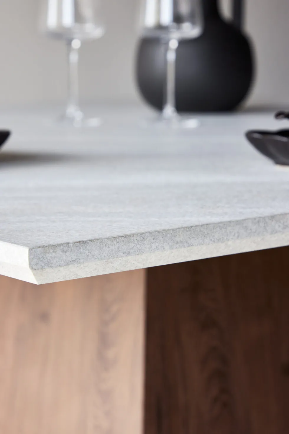 Cael Rektangulära Matbord 120 x 120 Light Grey