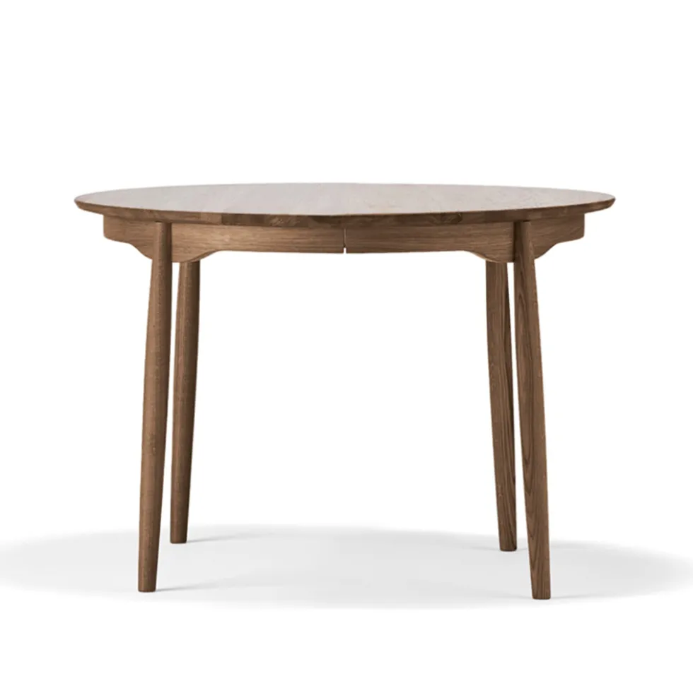 Carl matbord smoked oak delbar skiva