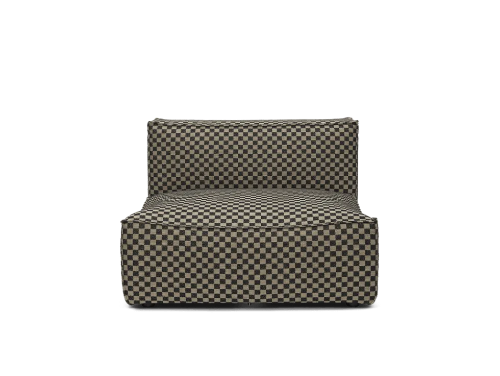 Catena Center L100 Check – Sand/Svart Soffa