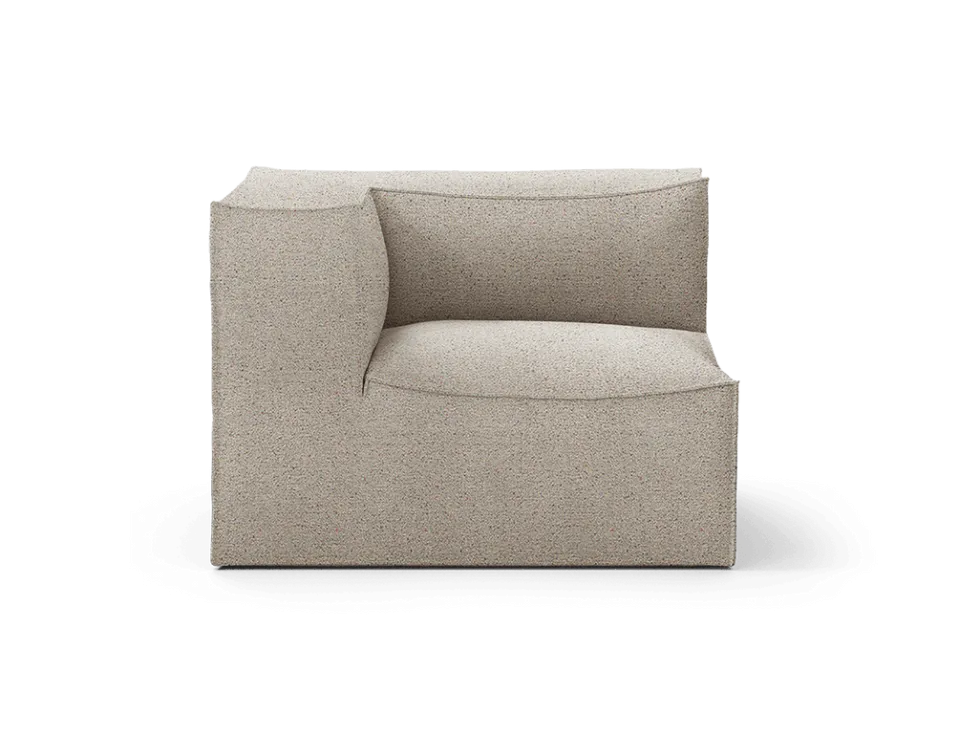 Catena Corner L200 Confetti Bouclé – Ljusgrå Soffa