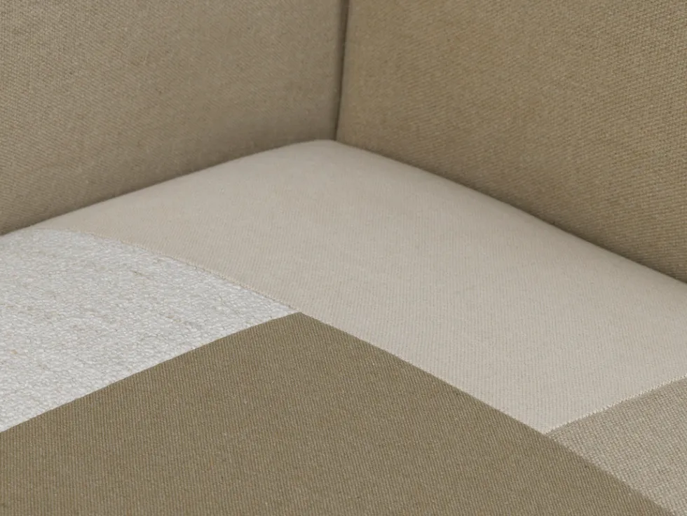 Catena Corner L200 Patchwork – Sand/Off-Whitewhite Soffa