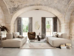 Catena Open R L301 Rich Linen – Natural Soffa