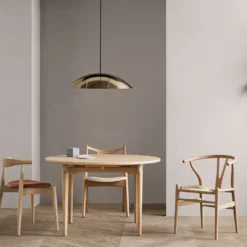 CH20 Elbow chair stol såpad ek