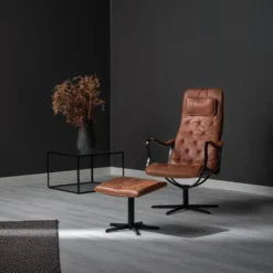 Chic fåtölj & pall