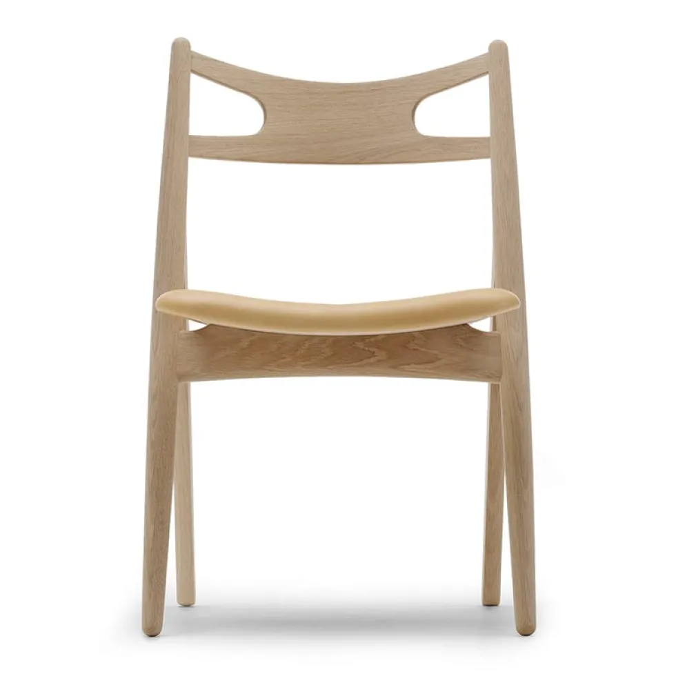 CH29 Sawbuck chair stol oljad bok