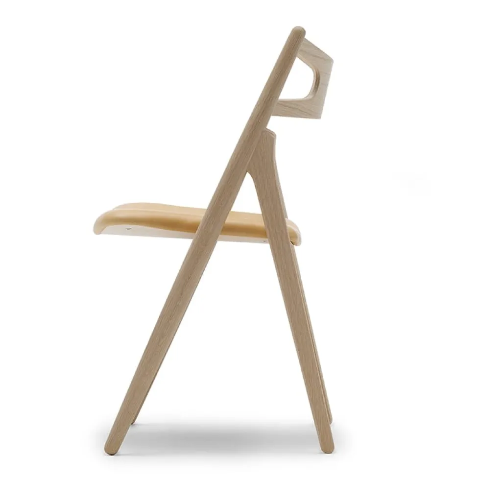 CH29 Sawbuck chair stol oljad bok