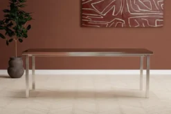 Cilo Rektangulära Matbord 210 x 95 Silver