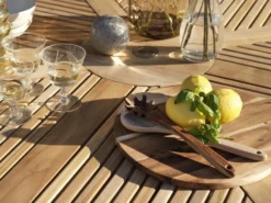 Circus 150 H73 teak natur matbord