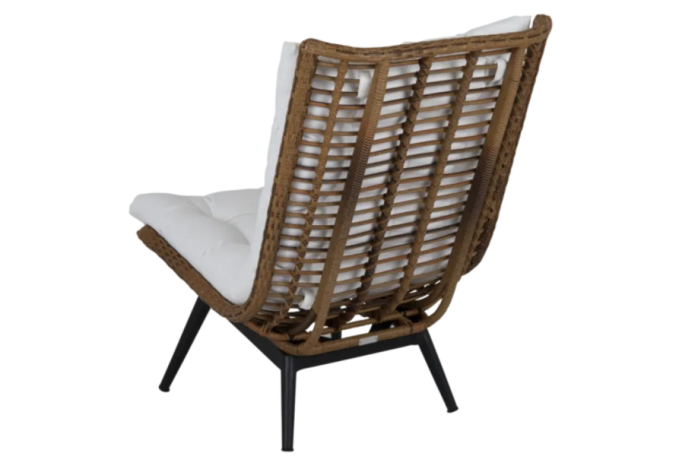 Covelo med dyna loungefåtölj