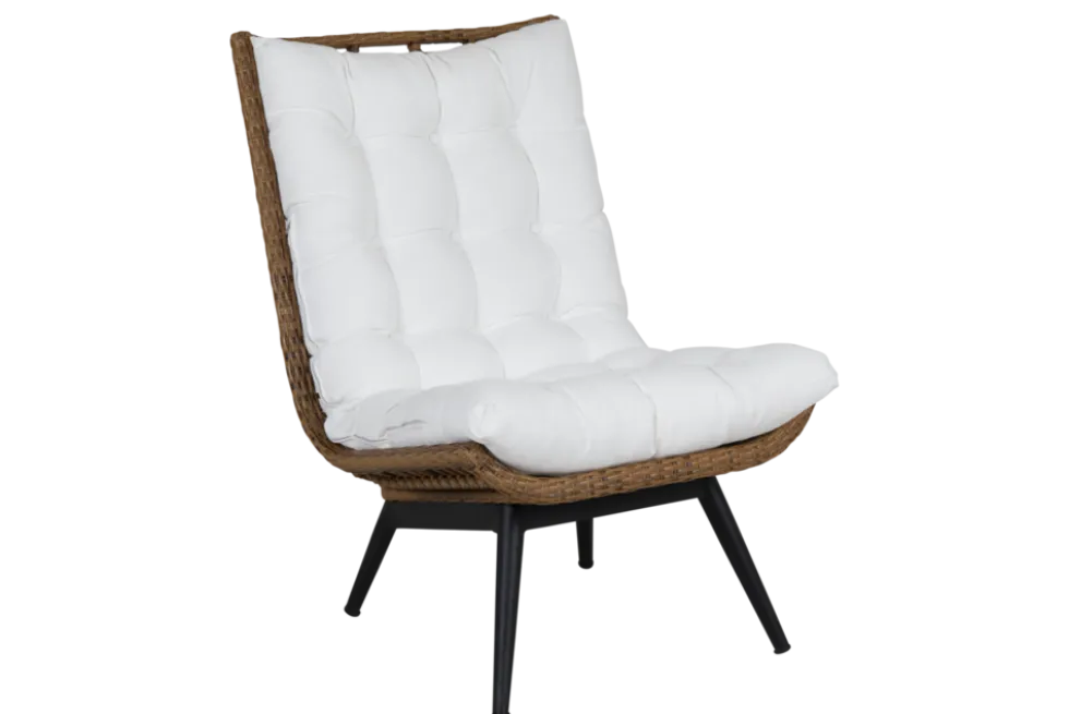 Covelo med dyna loungefåtölj