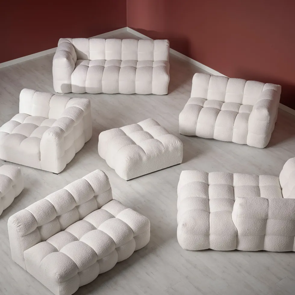 Cream divansoffa