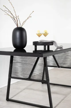 Dallas Rektangulära Matbord 193 x 90 Black