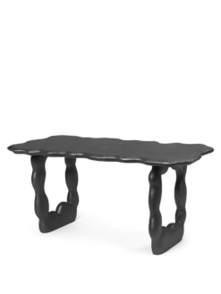 Dal Piece Sidobord – Svart Aluminium