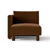 Dase Chaise Lo L Rich Velvet – Brun Soffa