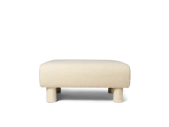 Dase Ottoman Nordic Bouclé – Off-White Fotpall
