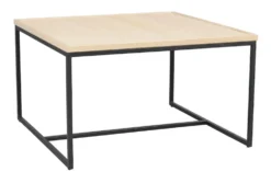 Deerfield soffbord 80×80 svart metall