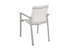 Delia khaki/textilene karmstol