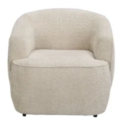 Dermot fåtölj ljusbeige tyg