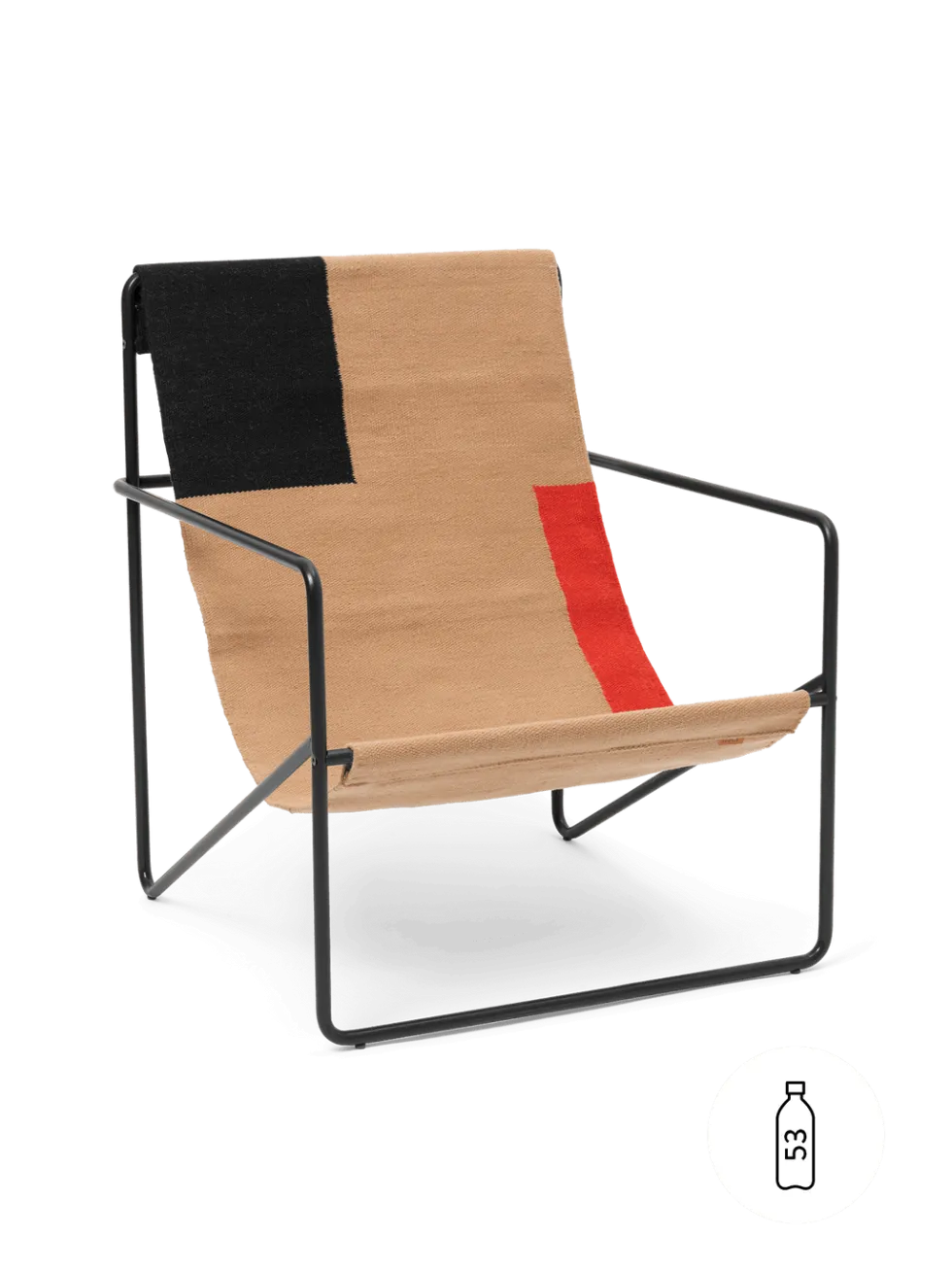 Desert Lounge Chair Svart Stomme