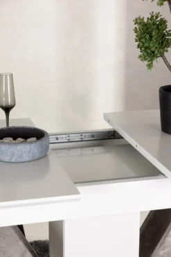 Disa Rektangulära Matbord 120 x 80 White