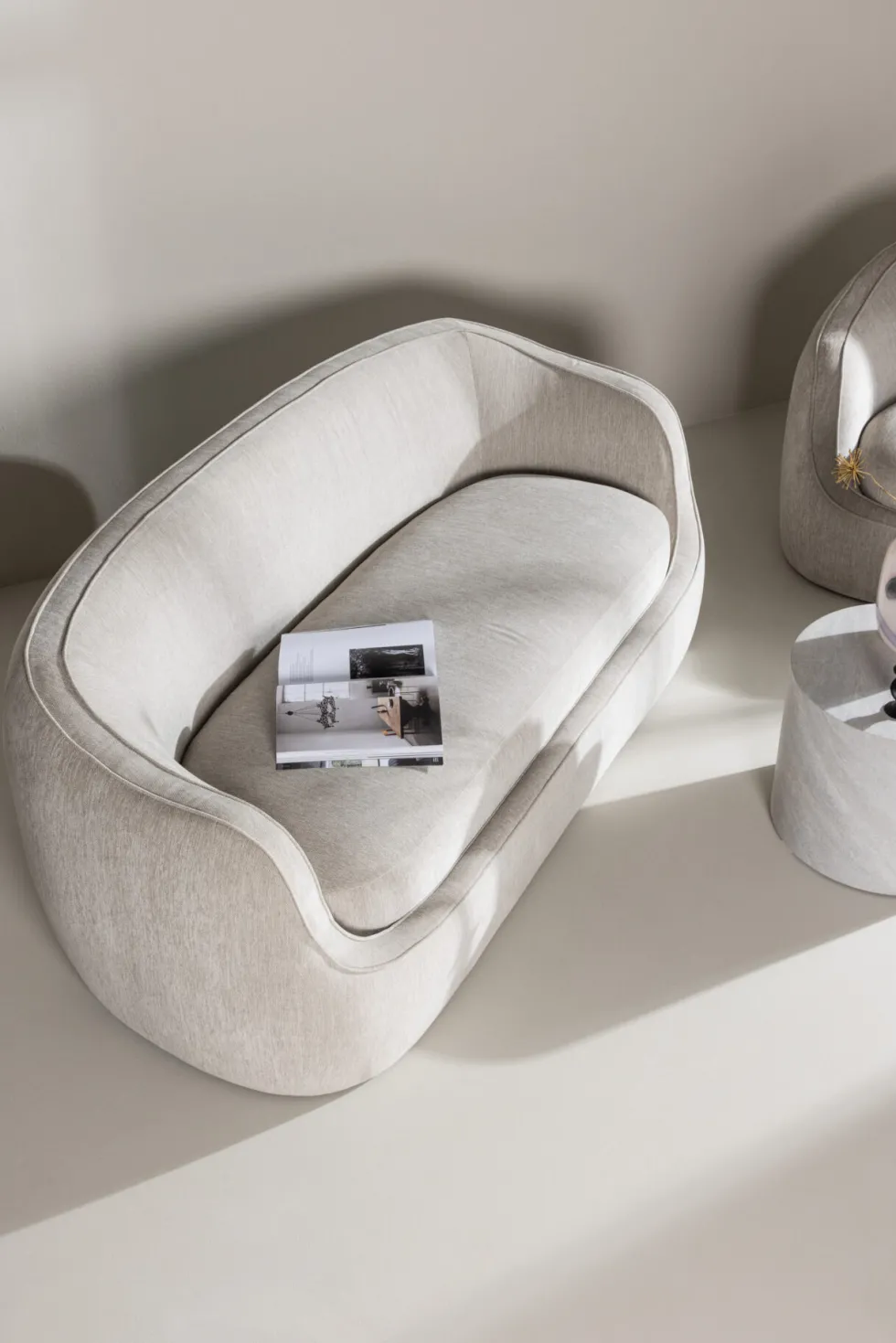 Elio 3-sits soffor Light Grey