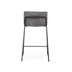 ELVIS barstol MF Nilla beige/ben svart metall