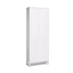 Falsterbo Skåp Täckta Dörrar 190 cm Vitlack