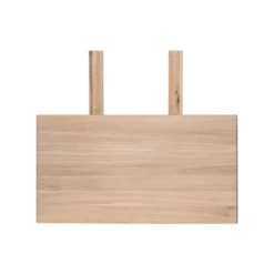 FLEET matbord 160 cm vitoljad ek, svart X-ben