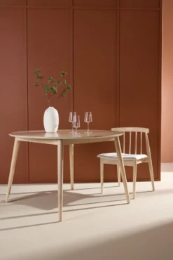 Flora Runda Matbord ⌀120 Whitewash