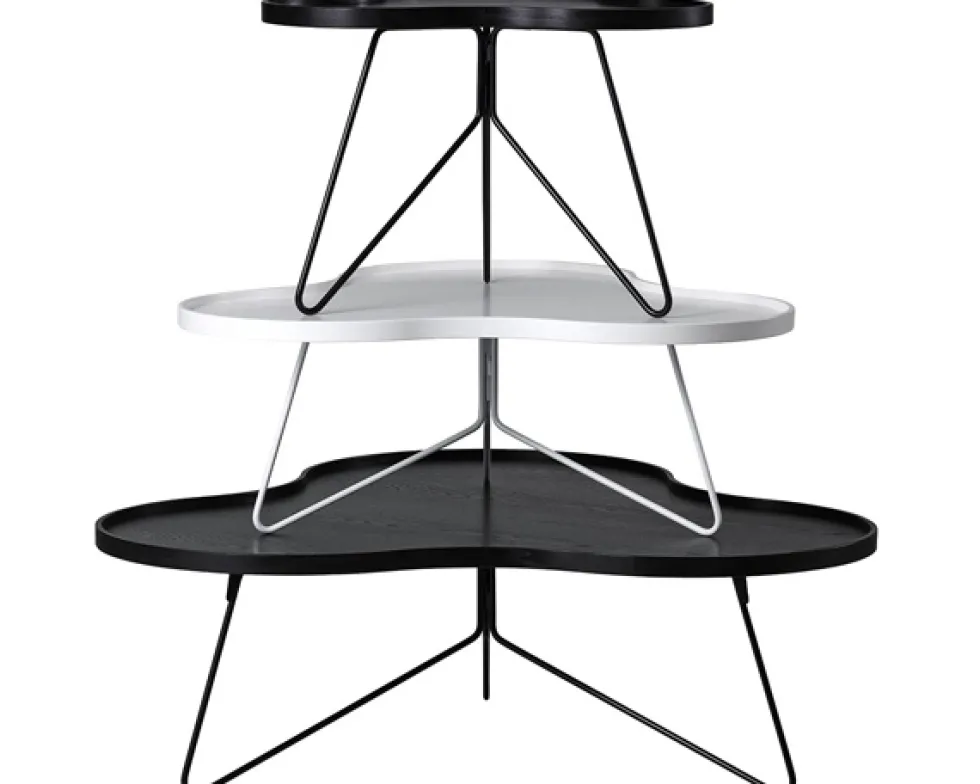 Flower Mono Soffbord – Rökoljad Ekfanér