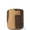 Forene Cylinder Puff – Tan/choklad
