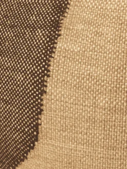 Forene Square Puff – Tan/choklad