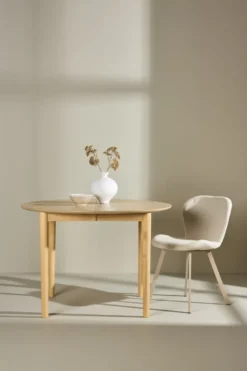 Gilda Runda Matbord ⌀110 Whitewash