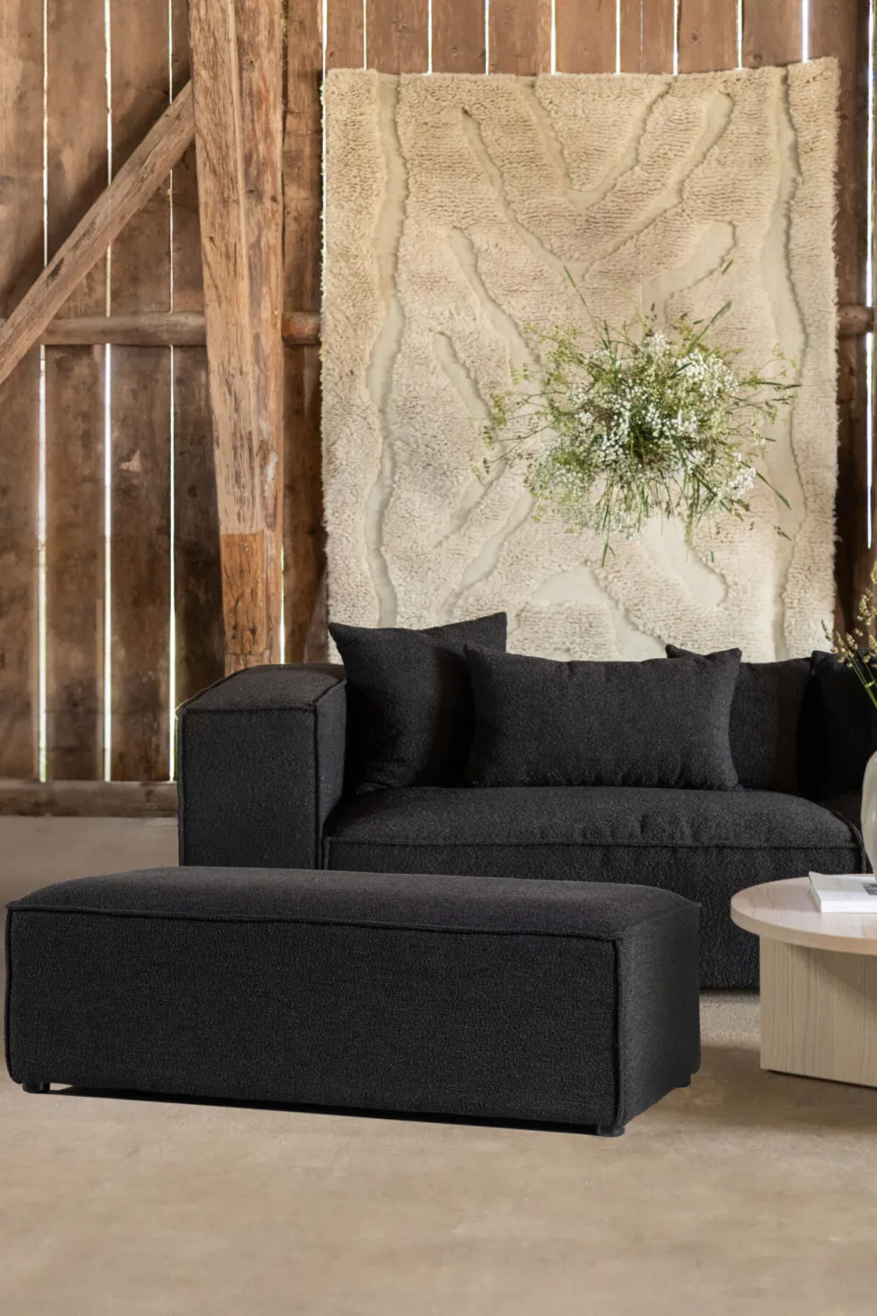 Gillholmen Puff 60 x 37 x 112 Black